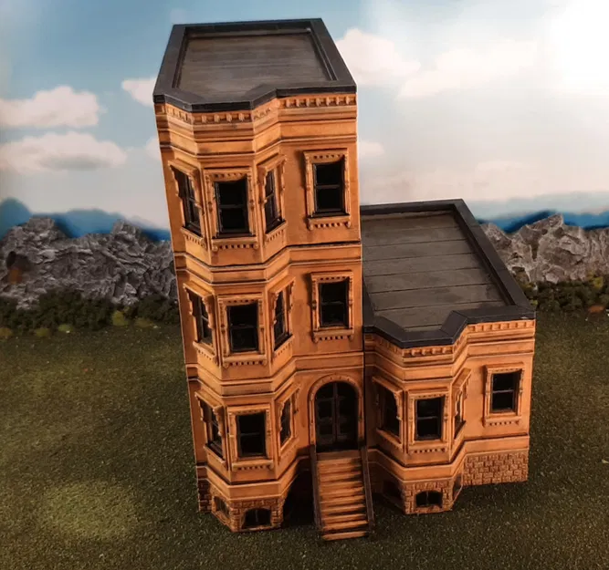 Mô hình tòa nhà New York Brownstone lắp ghép - Image 6