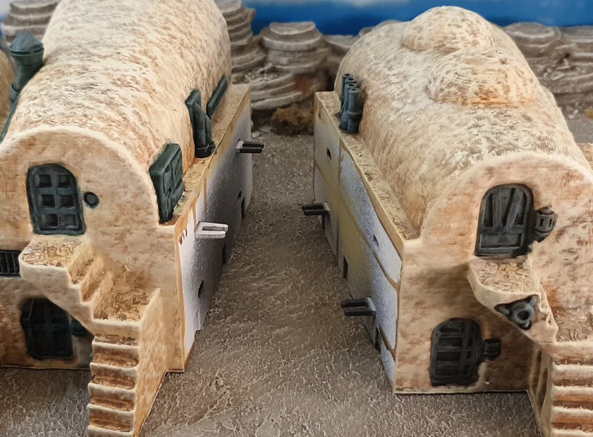 Mô hình làng sci-fi sa mạc - Image 2