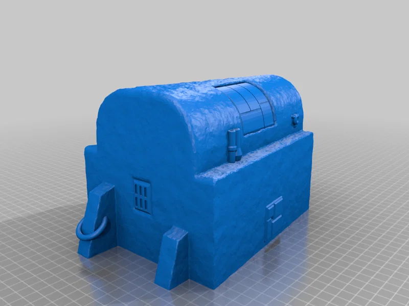 Mô hình làng sci-fi sa mạc - Image 8