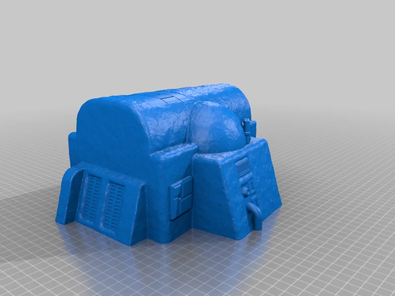 Mô hình làng sci-fi sa mạc - Image 9