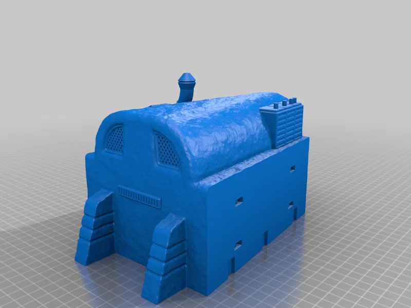 Mô hình làng sci-fi sa mạc - Image 10