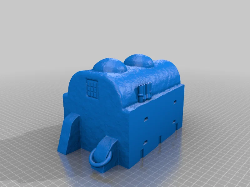 Mô hình làng sci-fi sa mạc - Image 13