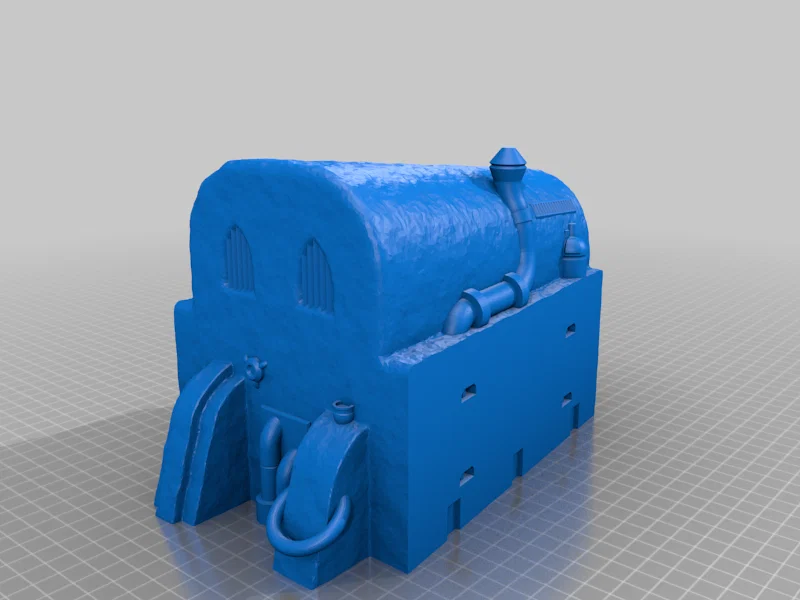 Mô hình làng sci-fi sa mạc - Image 14