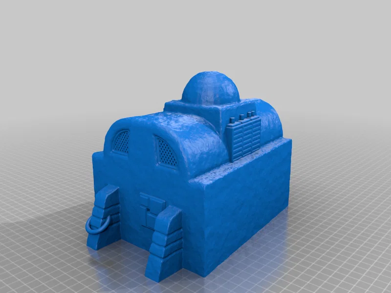 Mô hình làng sci-fi sa mạc - Image 18