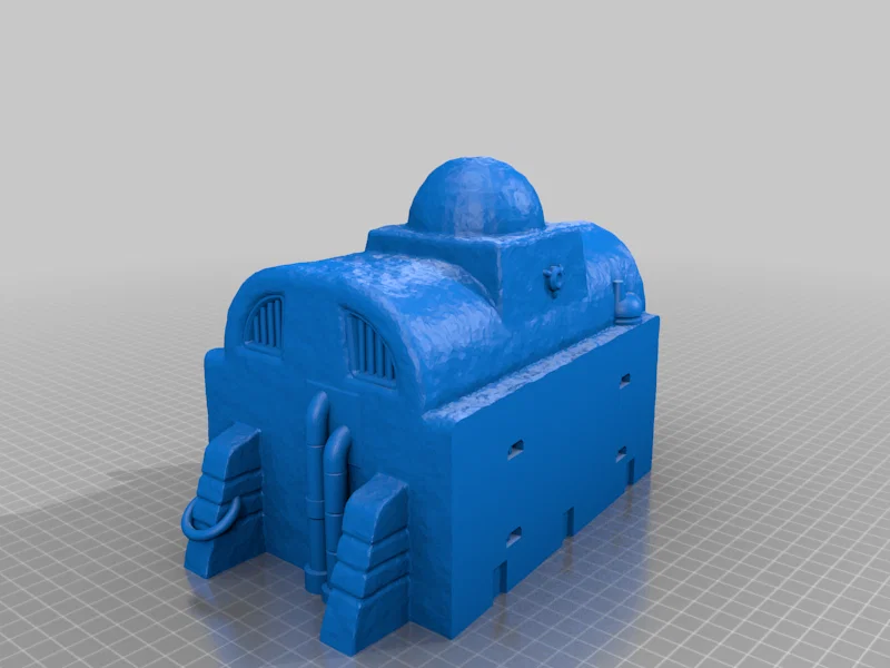 Mô hình làng sci-fi sa mạc - Image 19