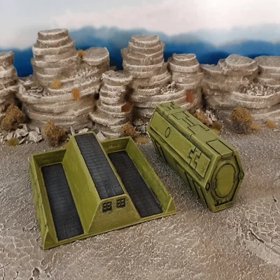Sci-fi containers - Thùng chứa đồ phong cách viễn tưởng