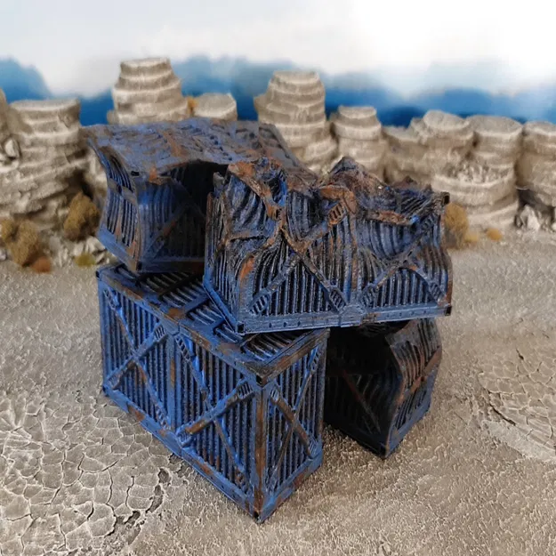 Thùng container tương lai, bao gồm cả phiên bản bị hư hỏng - Image 2