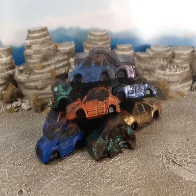 Bộ sưu tập xe phế liệu (Junk cars) dùng cho địa hình game
