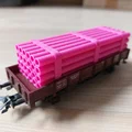 Bộ mô hình ống nhựa chở hàng cho tàu hỏa H0 (tỉ lệ 1:87) - Thumbnail 2