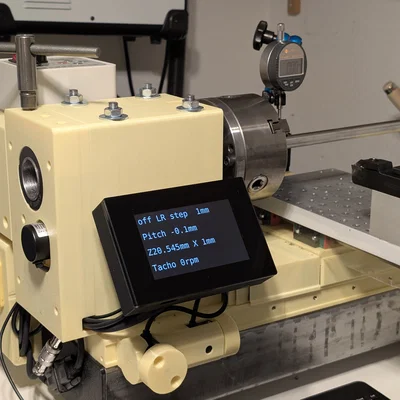 Máy tiện kim loại để bàn DIY dạng module