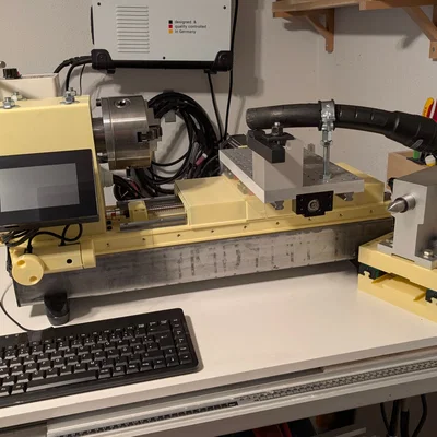 Máy tiện kim loại để bàn DIY dạng module