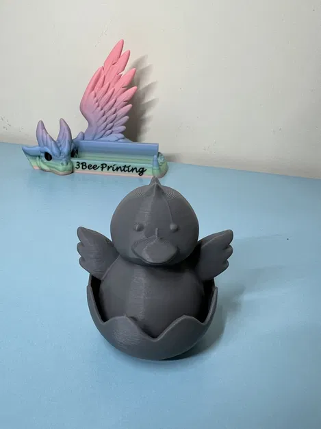 Mô hình chú gà con nở từ trứng (Easter Chicken & Egg) in 3D cực xinh - Image 1