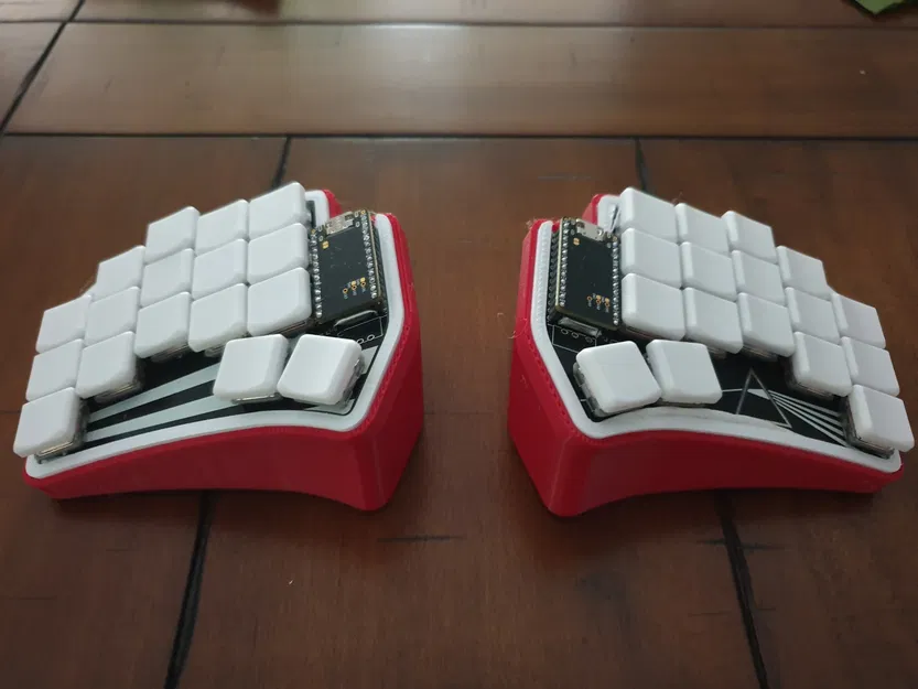 Giá đỡ nghiêng (Tenting Mount) đơn giản cho case Ferris Sweep v2 - Image 1