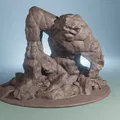 Earth Elemental - Mô hình D&D (Hỗ trợ in FDM/Không cần support) - Thumbnail 1