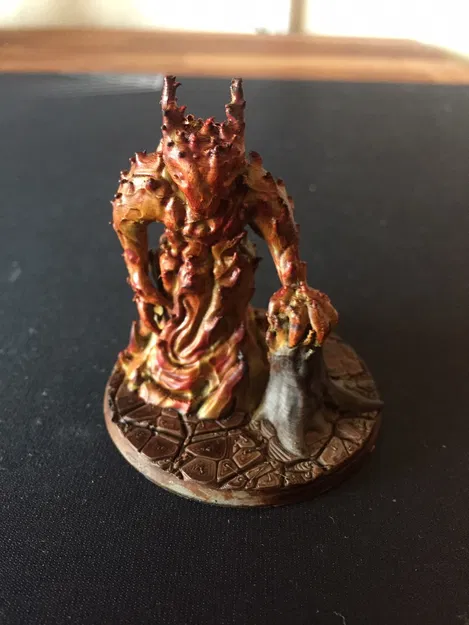 Fire Elemental - Mô hình D&D (Không cần support/Thân thiện với FDM) - Image 2