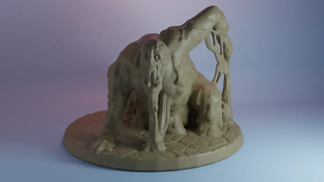 Lemure - Mô hình thu nhỏ cho D&D (Không cần support/Thân thiện với FDM) - Image 1