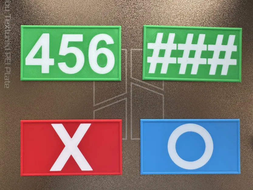 Bộ Thẻ Số Và Biểu Tượng Squid Game In 3D (Tùy Chỉnh Linh Hoạt) - Image 2