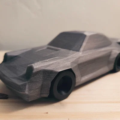 Phiên bản làm mới - Mô hình xe Low Poly Porsche 911 Turbo