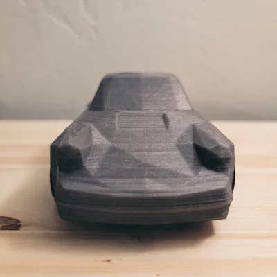 Phiên bản làm mới - Mô hình xe Low Poly Porsche 911 Turbo