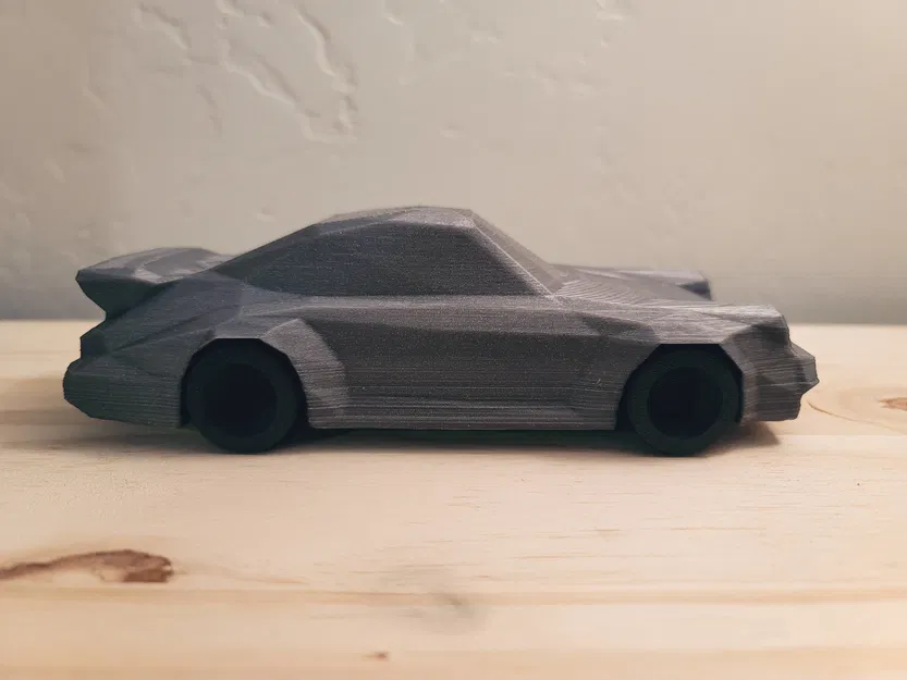 Phiên bản làm mới - Mô hình xe Low Poly Porsche 911 Turbo - Image 5