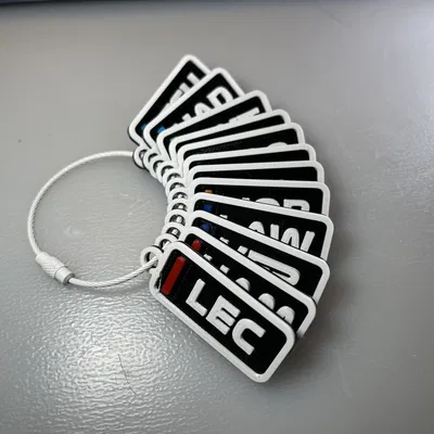 Móc khóa bảng xếp hạng Lando Norris - Tay đua F1 (McLaren) - Mùa giải 2025