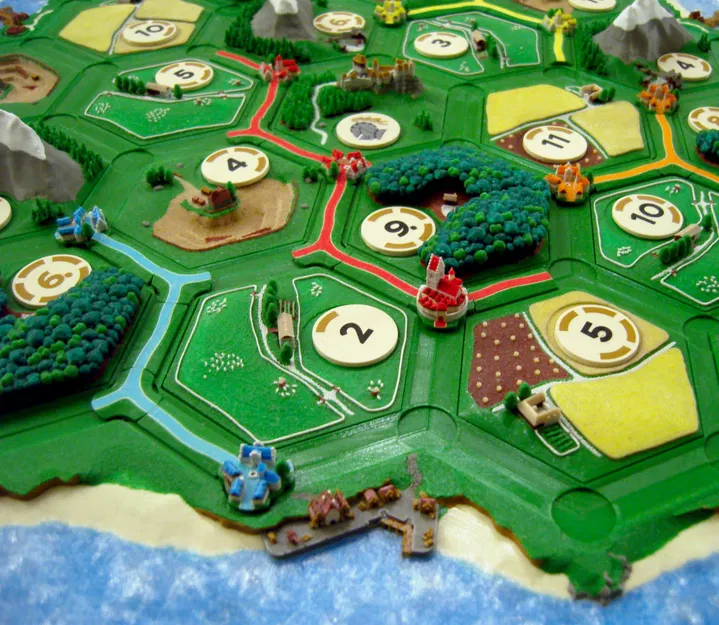 Catan - bộ game gốc 3D (độ phân giải cao MMU) - V2 - Image 5
