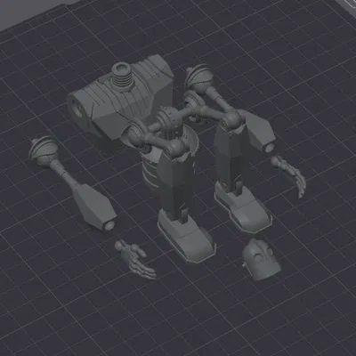 Iron Giant - Phiên bản in liền khớp (Print in Place)