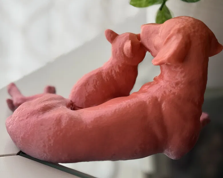 Mô hình Chó và Mèo đang ôm nhau - Image 7