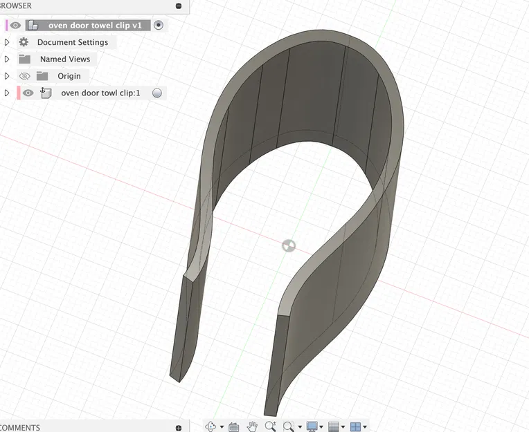 Kẹp giữ khăn nhà bếp cho tay cầm lò nướng - Image 1