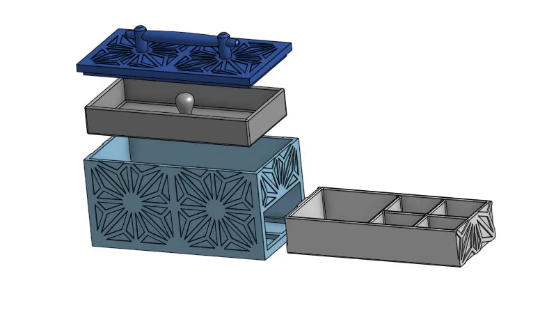 Hộp đựng trang sức lấy cảm hứng từ phong cách Kumiko - Image 1