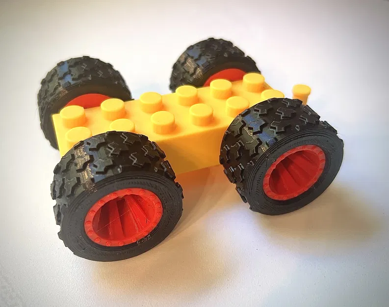 Đế xe Monster Truck tương thích Duplo - Image 1