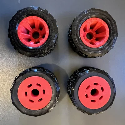 Đế xe Monster Truck tương thích Duplo