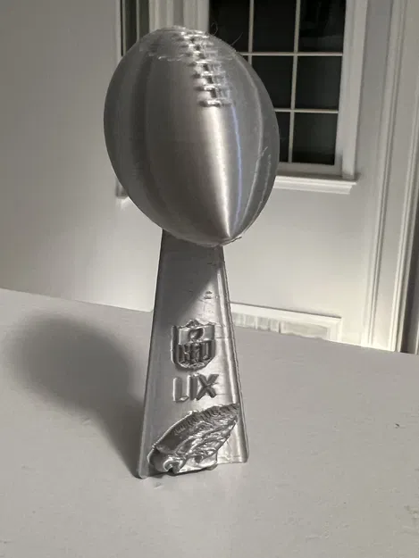 Mô hình cúp Lombardi Philadelphia Eagles Superbowl LIX - Image 1