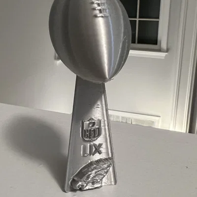Mô hình cúp Lombardi Philadelphia Eagles Superbowl LIX