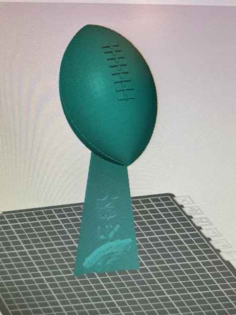 Mô hình cúp Lombardi Philadelphia Eagles Superbowl LIX - Image 3