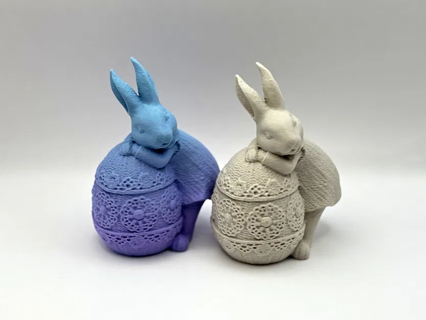 Mô hình chú thỏ giữ trứng Phục sinh (Easter Bunny Egg Keeper) - Image 1