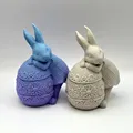 Mô hình chú thỏ giữ trứng Phục sinh (Easter Bunny Egg Keeper) - Thumbnail 1