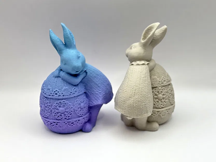 Mô hình chú thỏ giữ trứng Phục sinh (Easter Bunny Egg Keeper) - Image 2