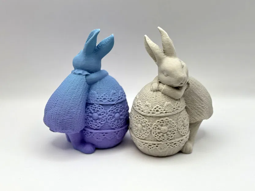 Mô hình chú thỏ giữ trứng Phục sinh (Easter Bunny Egg Keeper) - Image 3