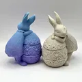 Mô hình chú thỏ giữ trứng Phục sinh (Easter Bunny Egg Keeper) - Thumbnail 3