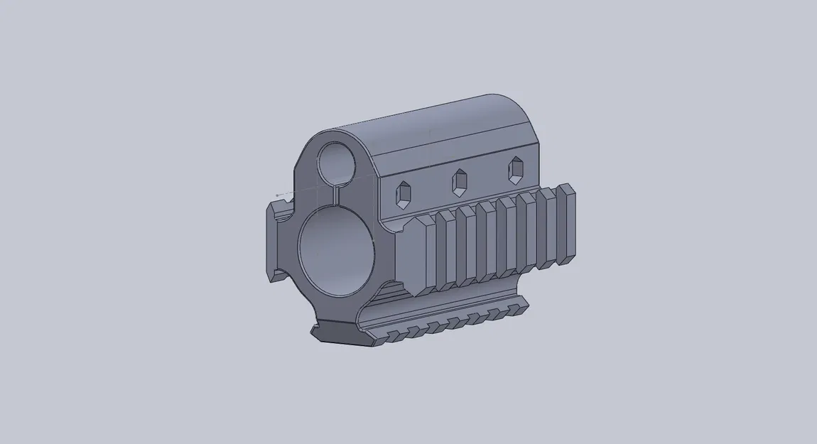 Bộ phận gia cố nòng súng Diana 25 Stormrider với Rail 22mm - Image 1