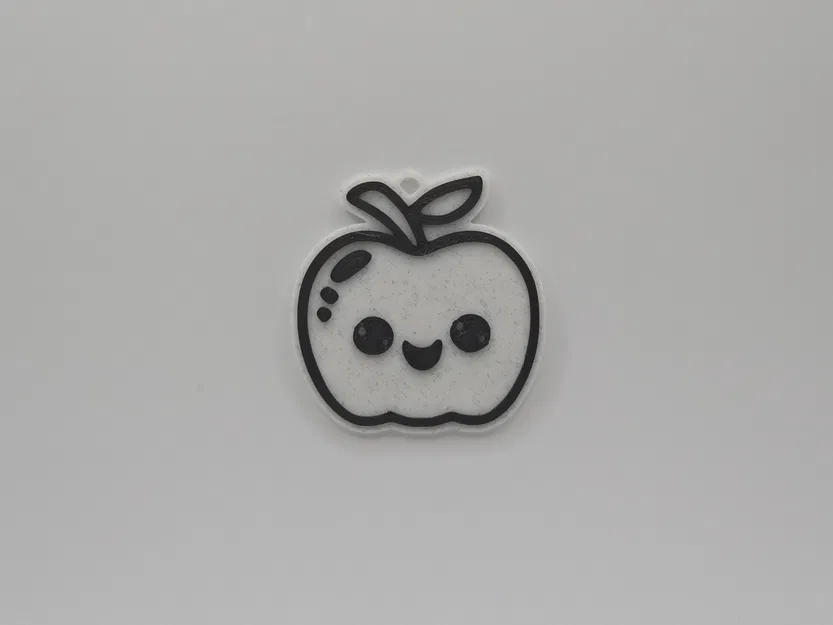 Móc khóa hình quả táo Cute Apple Keychain xinh xắn - Image 1