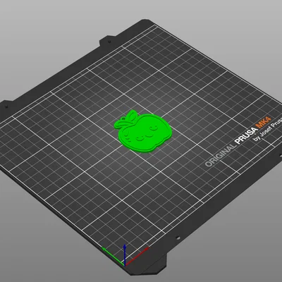 Móc khóa hình quả táo Cute Apple Keychain xinh xắn