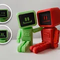 Robot có khớp nối với khuôn mặt có thể thay đổi được - Thumbnail 1