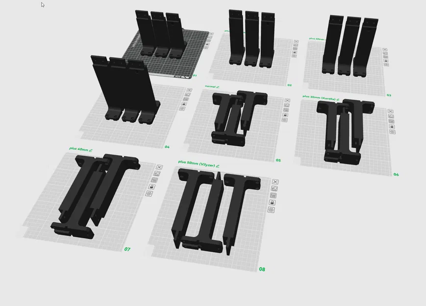 Autodarts - Các biến thể chân đế cho Viperman3 với lỗ tiêu chuẩn mới từ RuppiLab3D - Image 1