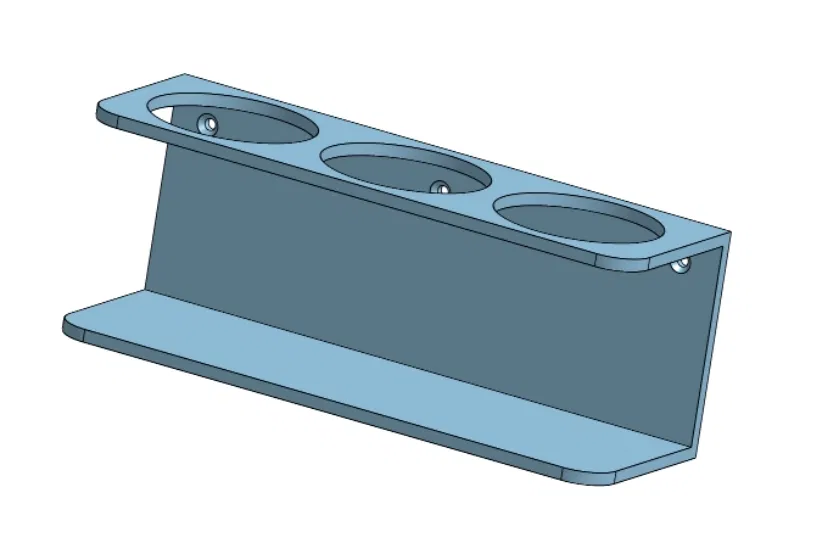 Giá treo bình xịt sơn gắn tường thông minh - Thiết kế 3 ngăn gọn gàng - Image 1