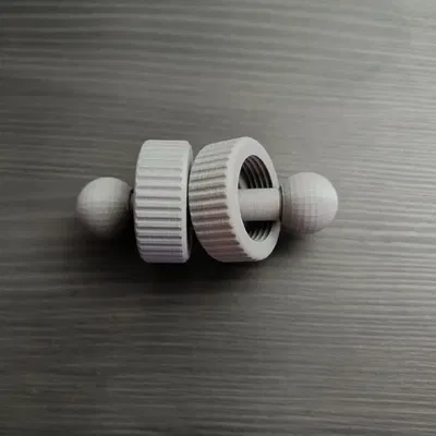 Khớp nối cầu xoay đa năng (Adjustable ball joint) in 3D