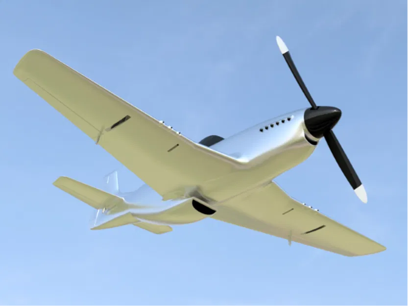 P51D - Mô hình máy bay điều khiển từ xa Mustang - Image 3