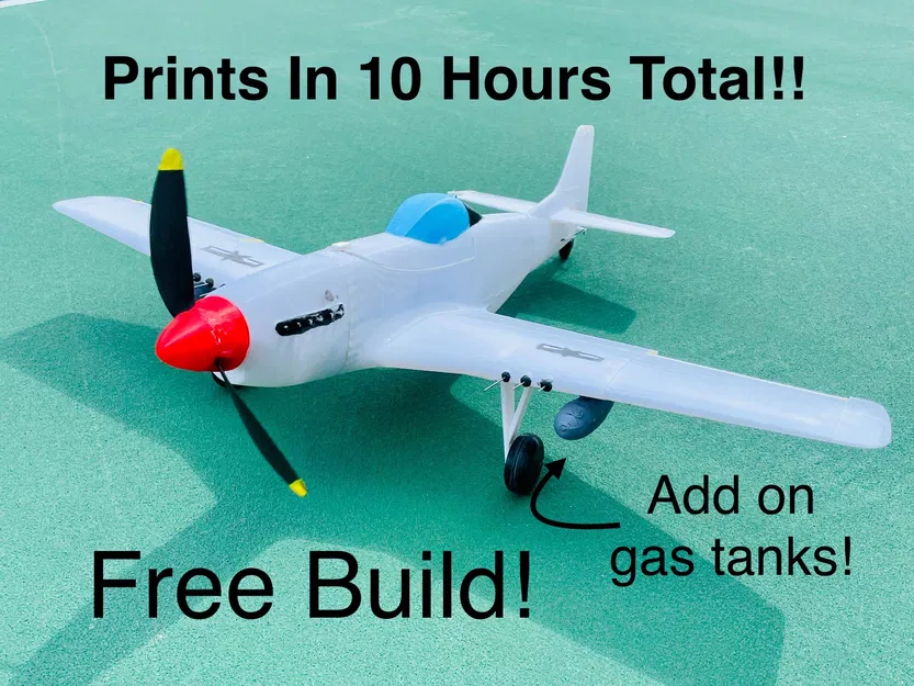 Mô hình máy bay P-51 Mustang từ Thế chiến II! - Image 1