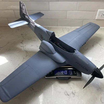 Mô hình máy bay P-51 Mustang từ Thế chiến II!